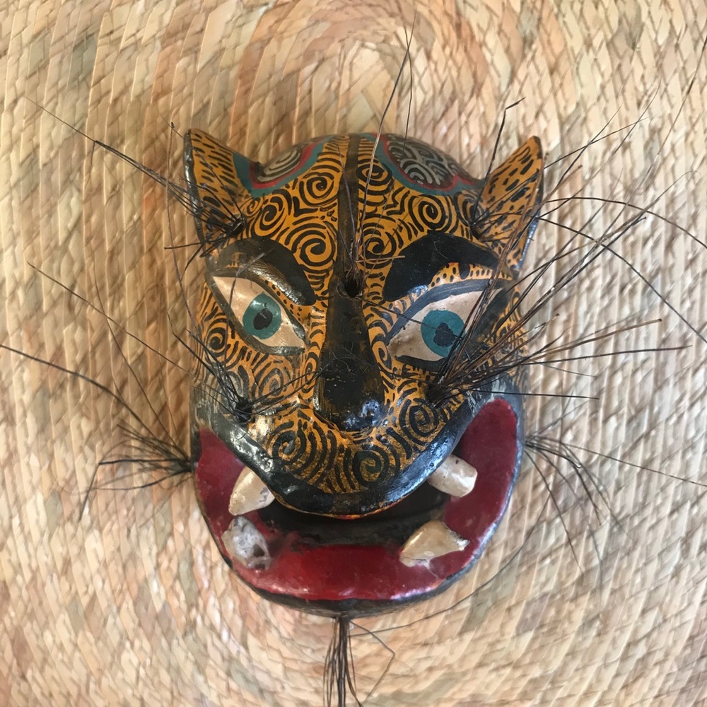Mexican Folk art wooden mask